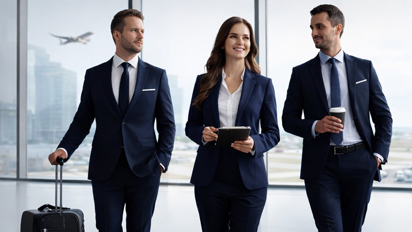 Zespół Meridian Brand w przestrzeni lotniskowej